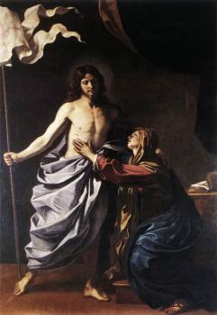 Guercino : The Resurrected Christ Appears to the Virgin